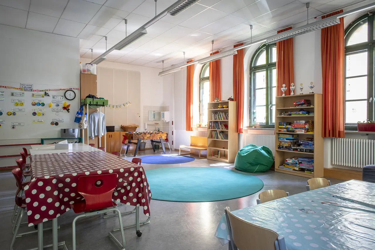 Betreuungsraum in der Tumblingerschule