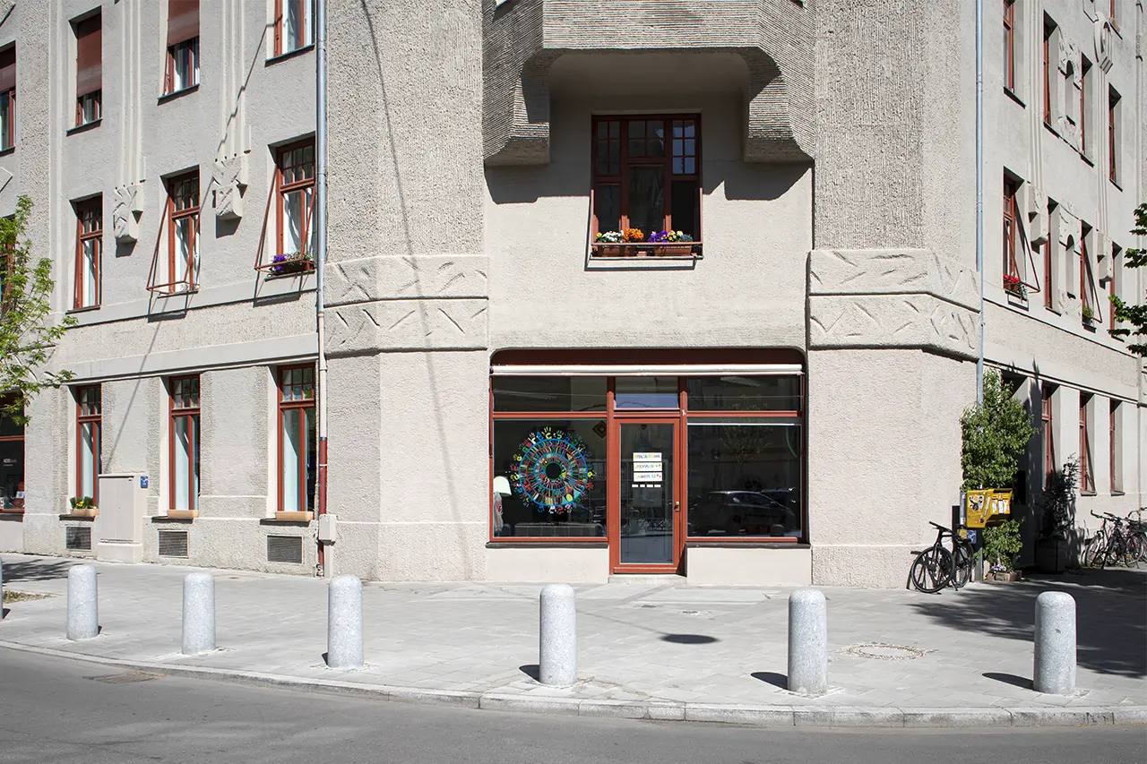 Außenfassade Waschsalon